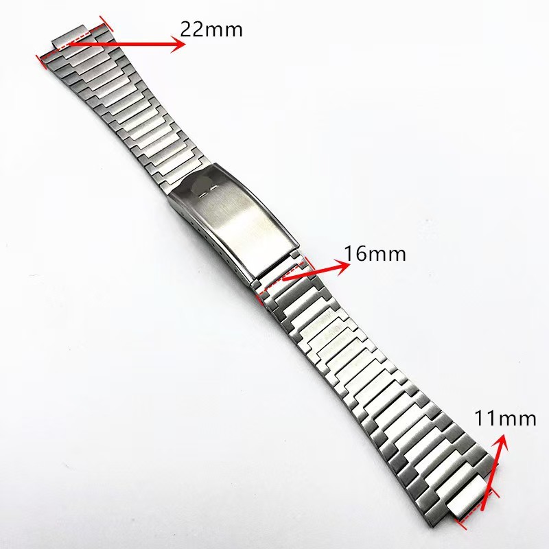 FOR Omega 22mm/11mm Stainless Steel Gents Watch Strap Band Brecelet