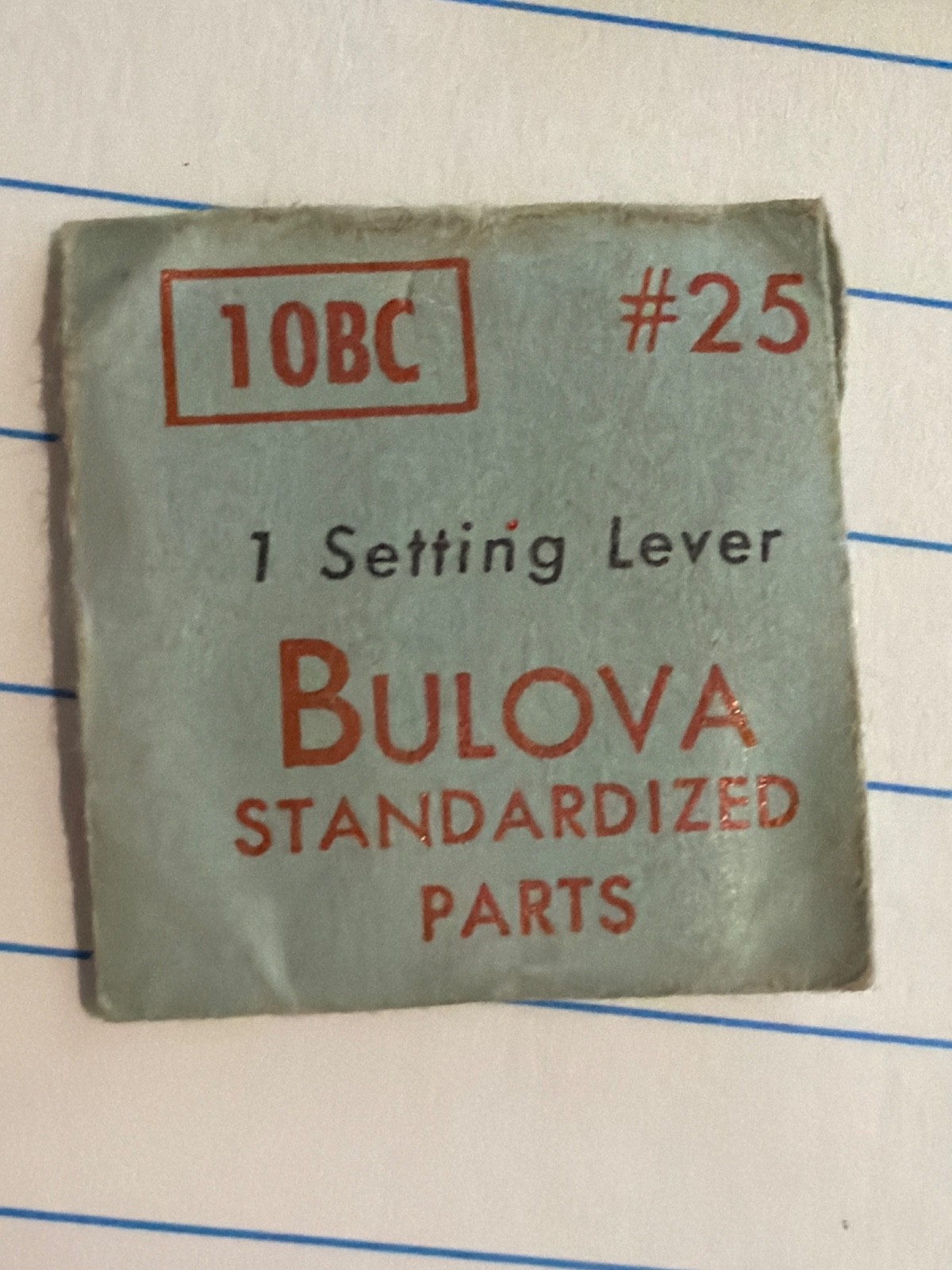 Bulova NOS Setting Lever Part #25 – Various Calibers