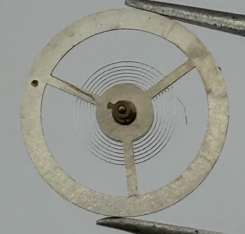 EB 8800 Balance Wheel Complete And Spring 12’’’ 1309 Watch Movement Parts NOS