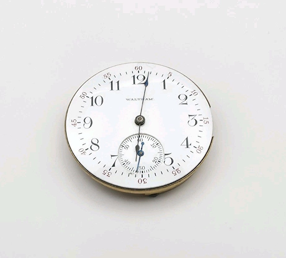 1903 Waltham Model 1890 Grade Seaside 7J 6s Pocket Watch Movement For Repair