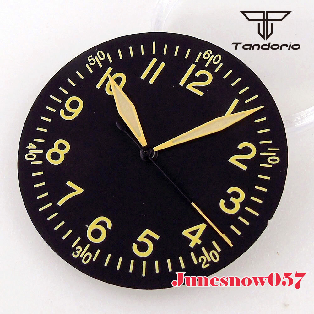 39MM Men Watch Coin Edge Bezel Case Fit NH35A NH36A ETA2824 33.5mm Dial Hand Set