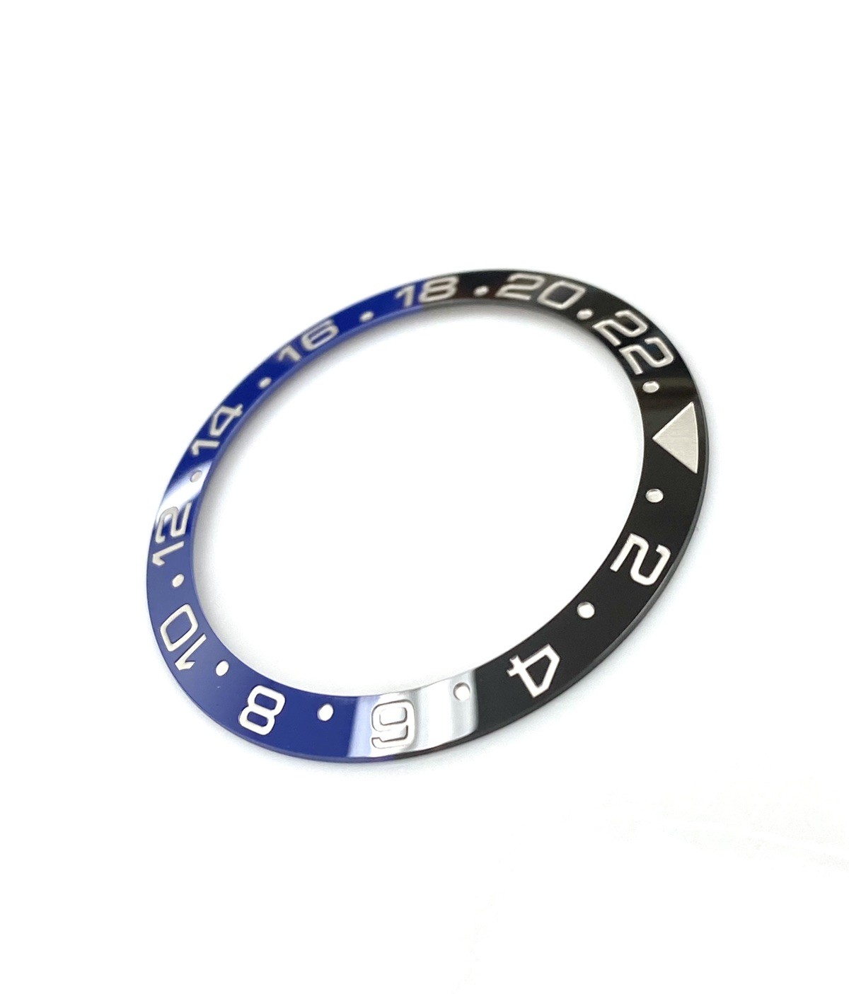Black Ceramic Bezel Insert for Rolex GMT MASTER II 126710BLNR & 116710 BATMAN