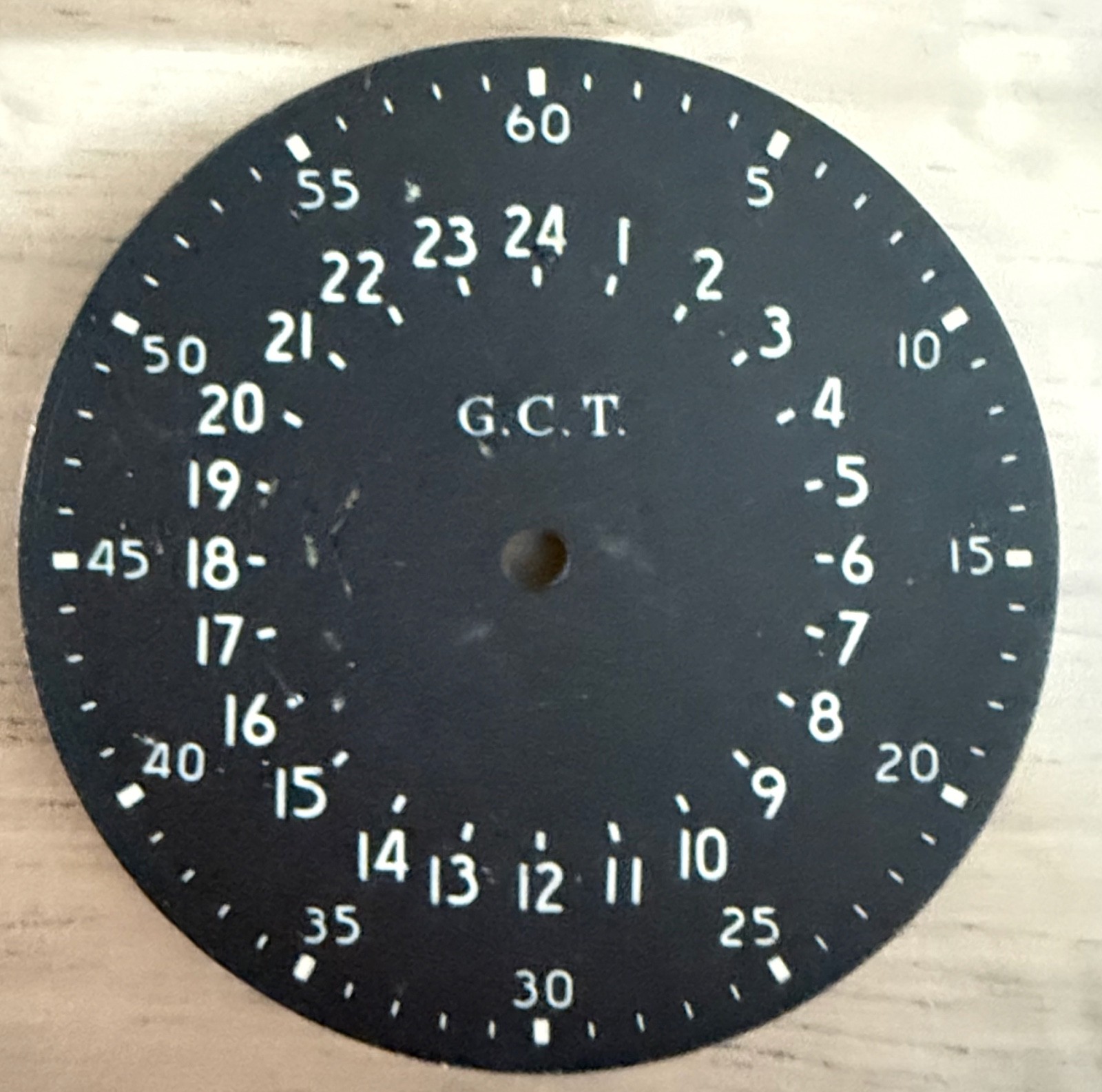 Original Hamilton 16S Military GCT Sweep Seconds Black Dial 4992-B