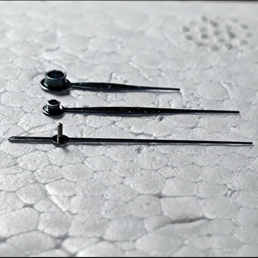 11×16×16mm Polished Black Leave Shape Watch Hand Set for LB06 Movement