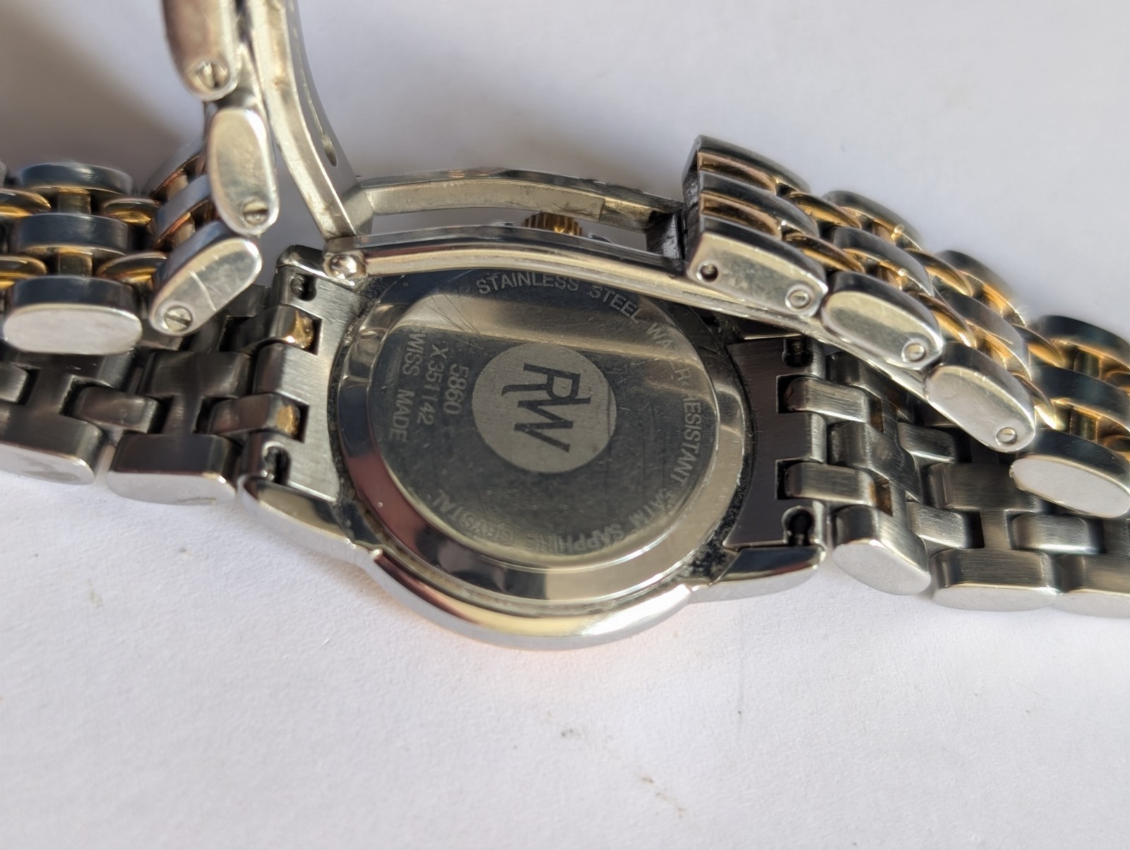 Ladies Raymond Weil Tango 5860 Watch Strap 12mm Butterfly Clasp/Buckle