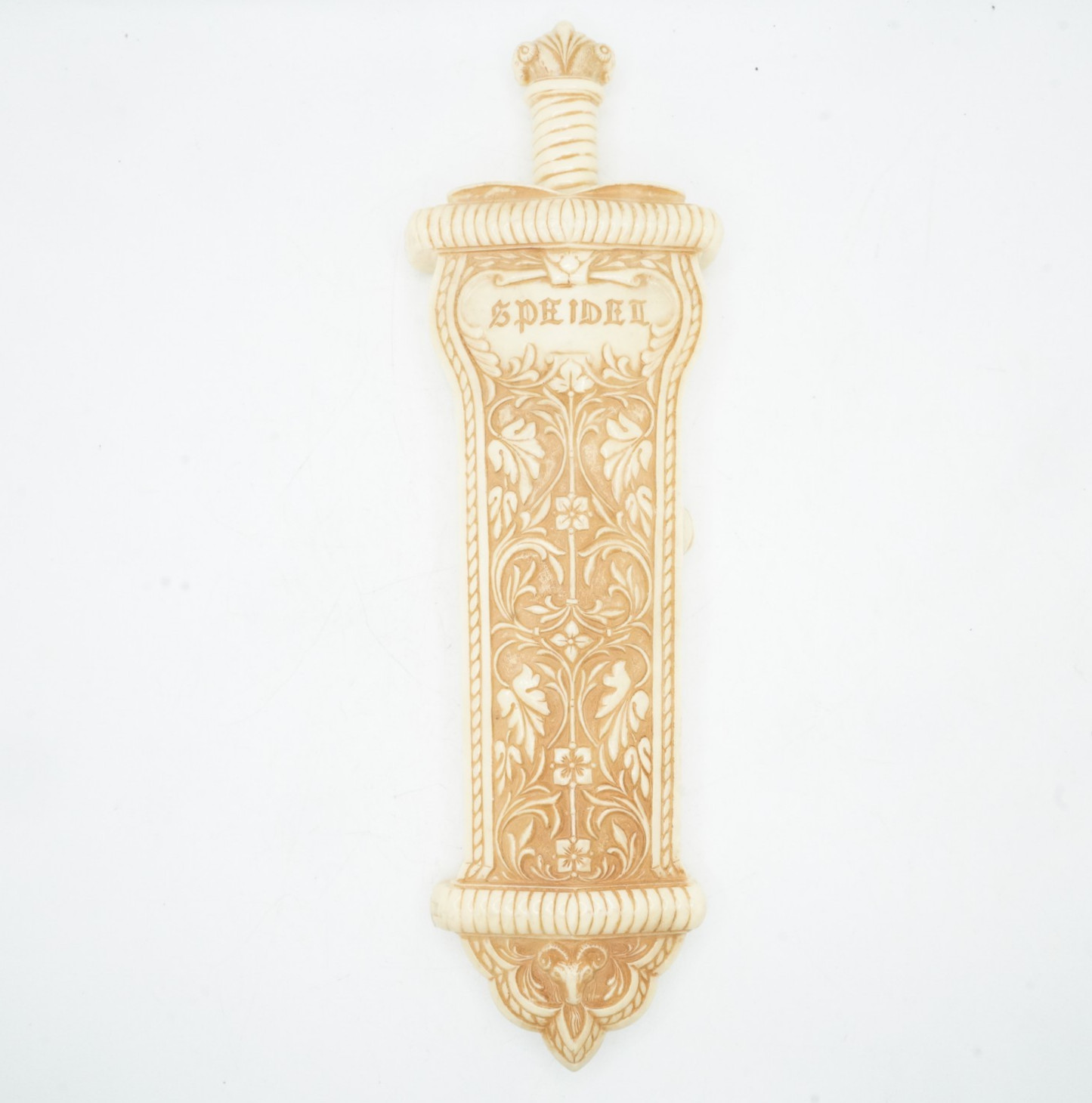 Vintage Speidel Golden Knight Sword Shaped Watch Band Case Only