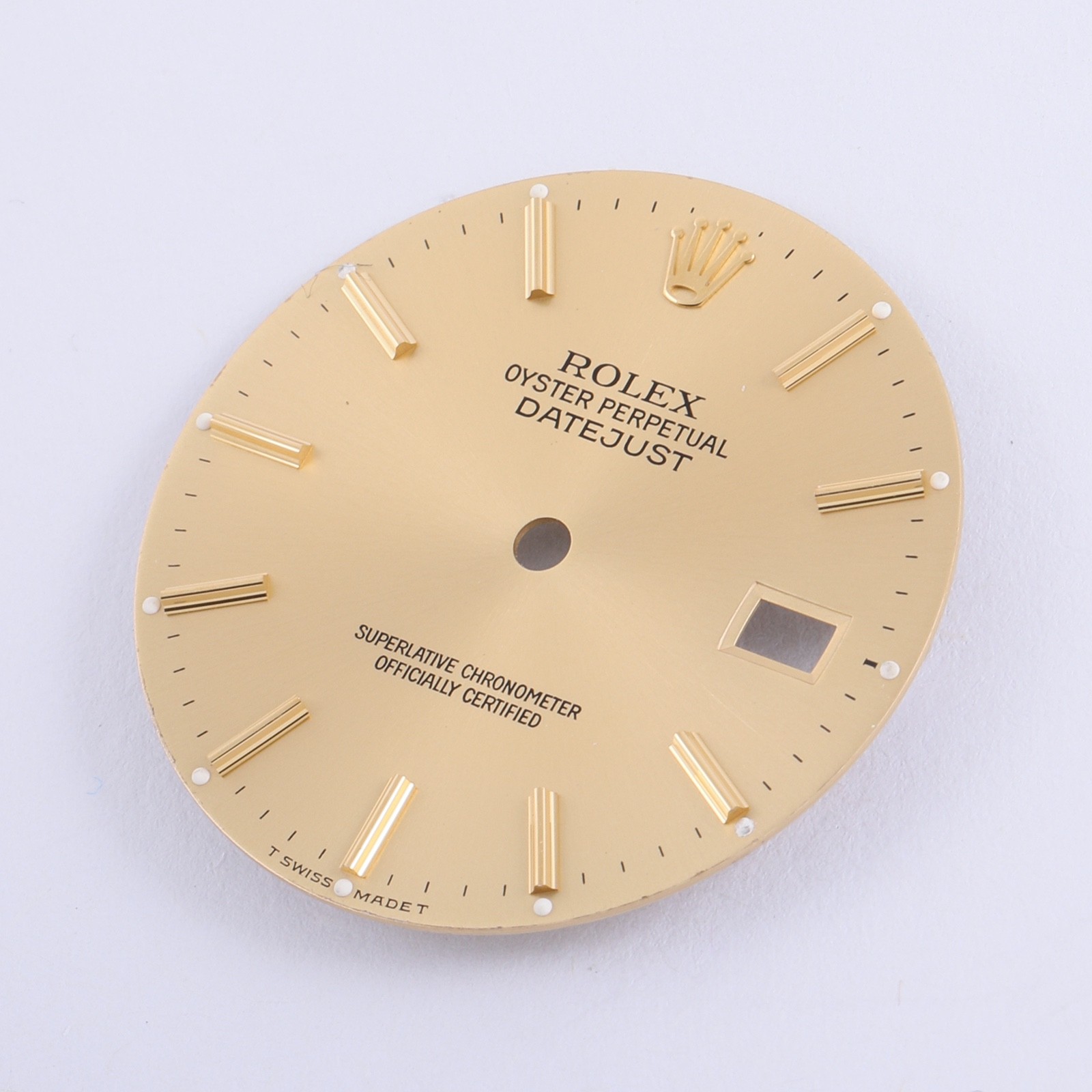 Rolex Mens Datejust 36mm Champagne Stick Dial T Swiss Made T 16013-16233 #c16