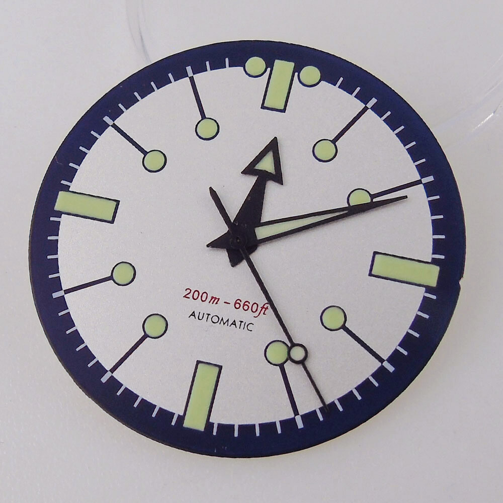 20ATM Diving 40mm Double Bow Sapphire Glass Watch Case Fit NH35 PT5000 120 Click
