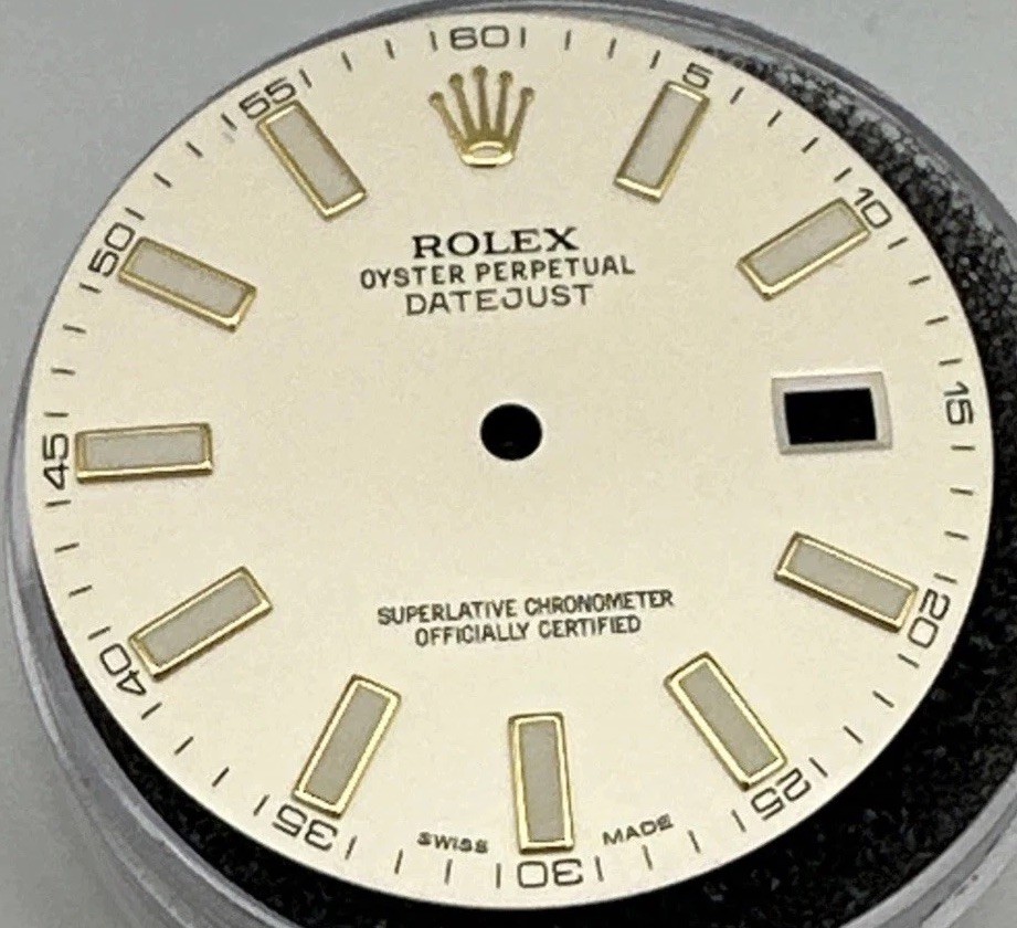 Rolex Datejust II Ivory Index Dial 116333 116303 OEM Authentic