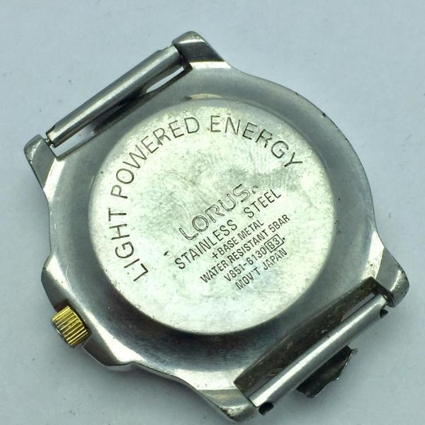 Lorus Tri Lum V851-6130 Quartz Diver Vintage Watch for Parts WLD676NRZ3