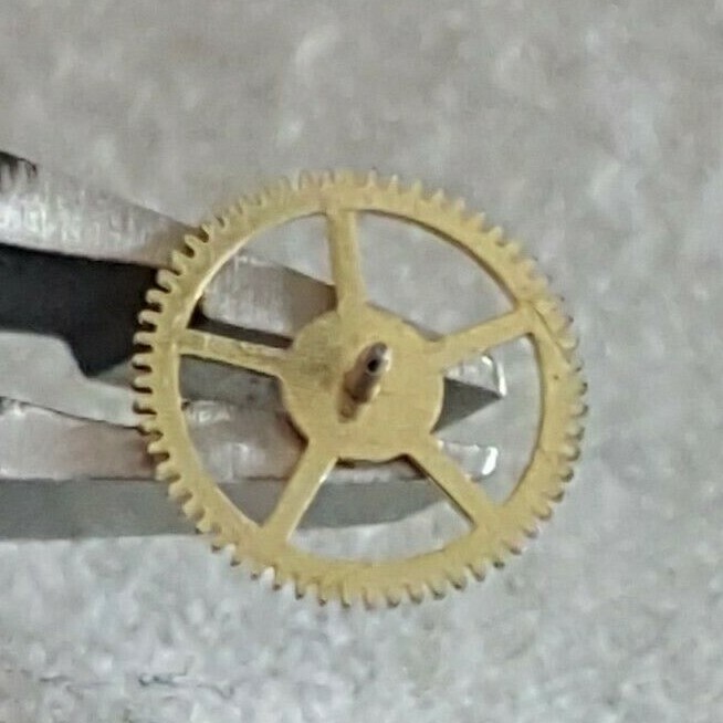 Bulova Caliber 10BCC Part Number 6B (Sweep Second 4th Wheel and Pinion)