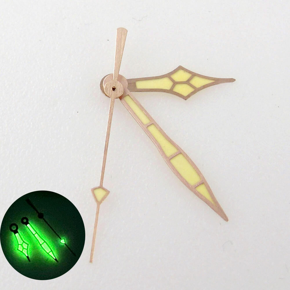 Fit NH35 NH36 ETA 2836 2824 PT5000 Automatic Green Luminous Watch Hands Dial