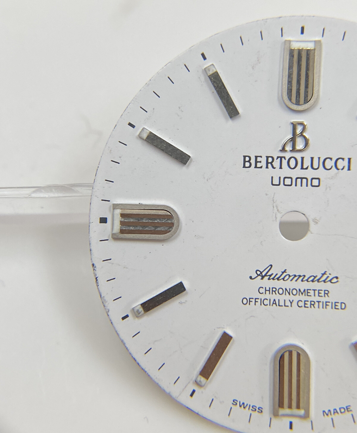 Original Bertolucci Uomo Automatic 28mm White Dial Ref: 884.55.41.10B