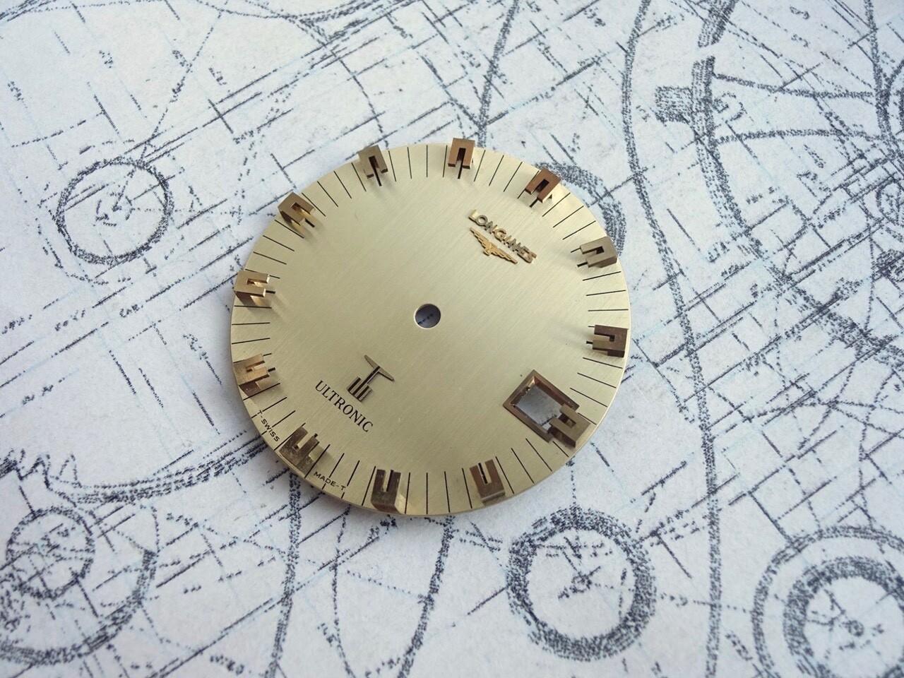 Longines ‘Ultronic’ Watch Dial for cal.6312 (ESA9162) (ref 646)