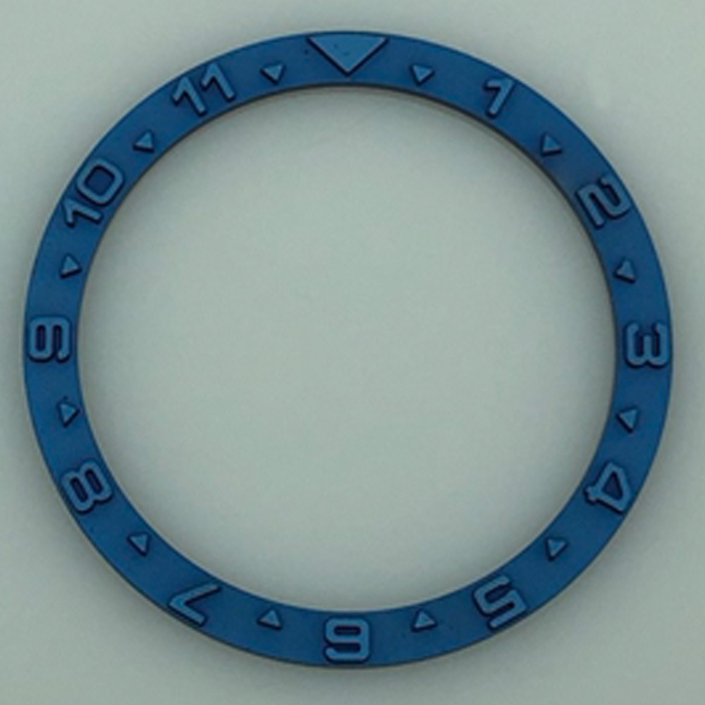 38mm*31.5mm Ceramic/Stainless Steel Bezel Green Gray Black Blue Watch Parts