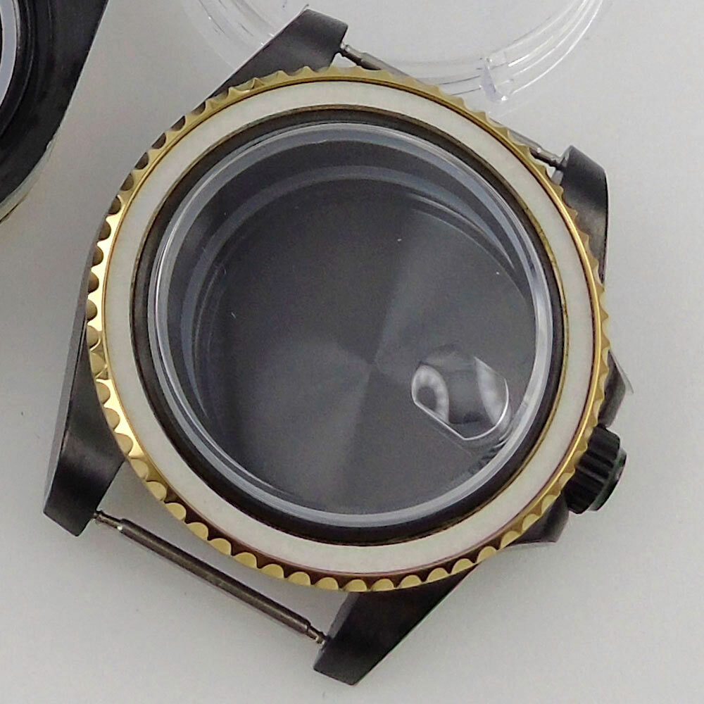 For NH35 NH36 MIYOTA 8215 ETA 2836 DG 40mm 316L Stainless Steel Watch Case Parts