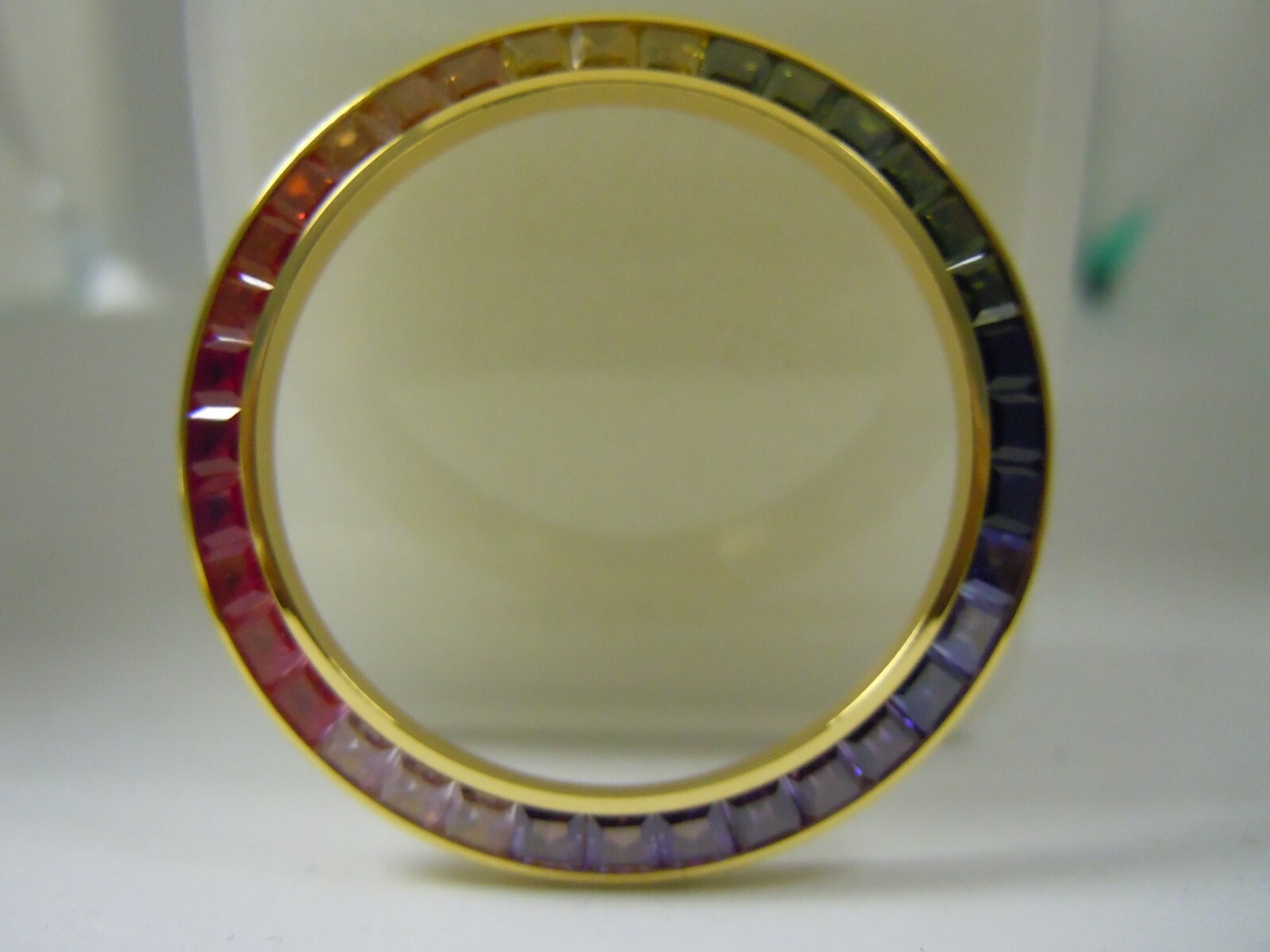 Yellow GP Rainbow CZ for Rolex Daytona 116503,116508,116518,116523,116568,116598