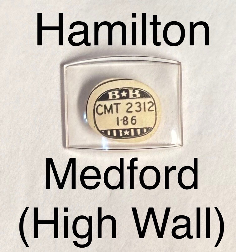 NOS Vintage 1950s Hamilton Medford High Wall Glass Watch Crystal