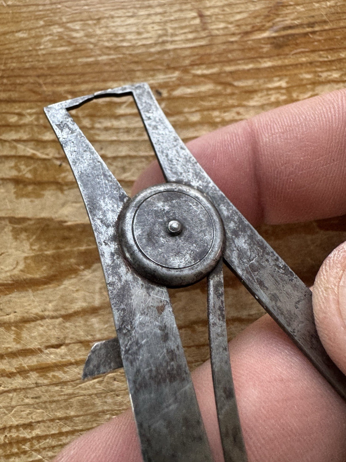 Vintage Douzirme Watchmaker Gauge Jeweler Watch Repair RARE Tool Steel/Brass