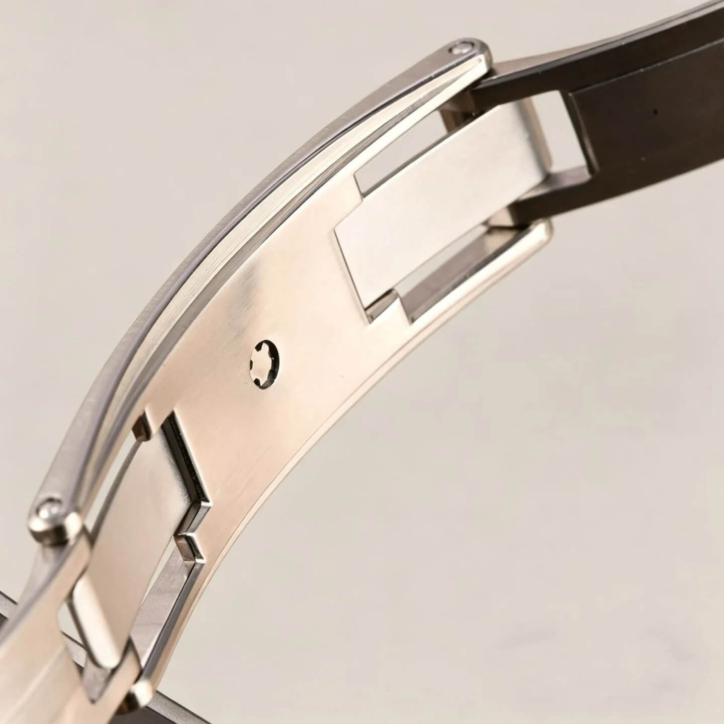 Titanium 18mm Deployment Buckle Fits Richard Mille RM 011 030 035 Rubber Strap