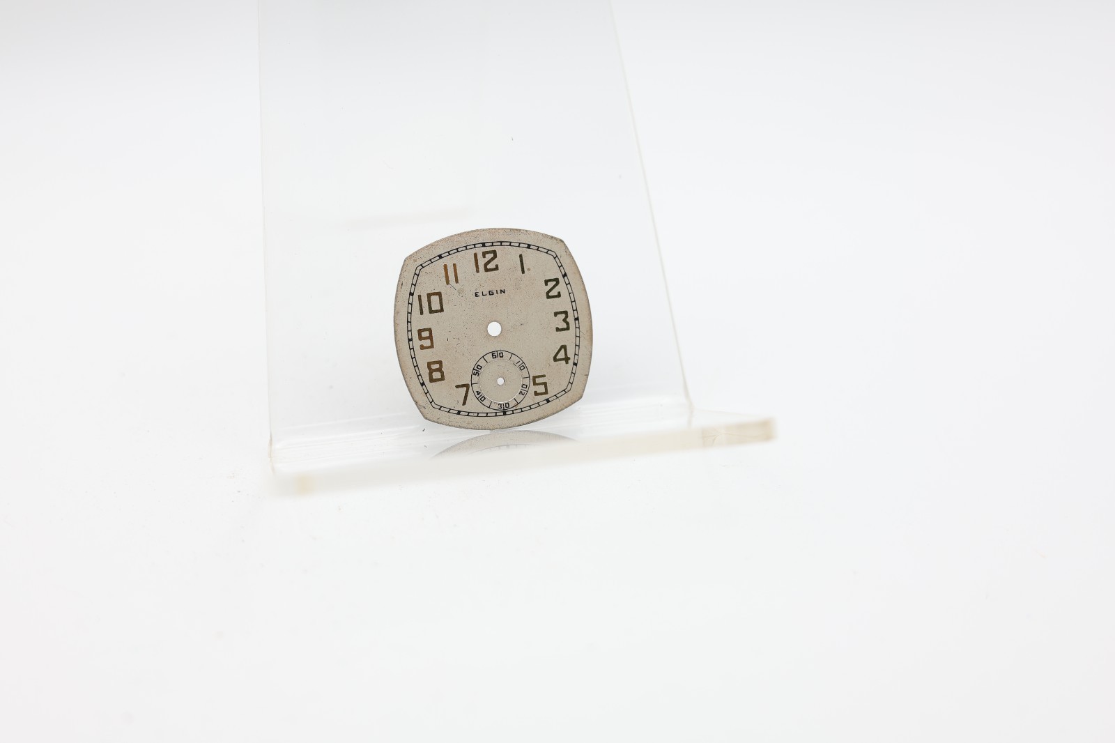 ELGIN ART DECO WRIST WATCH METAL DIAL 27.16×27.19mm (KU)