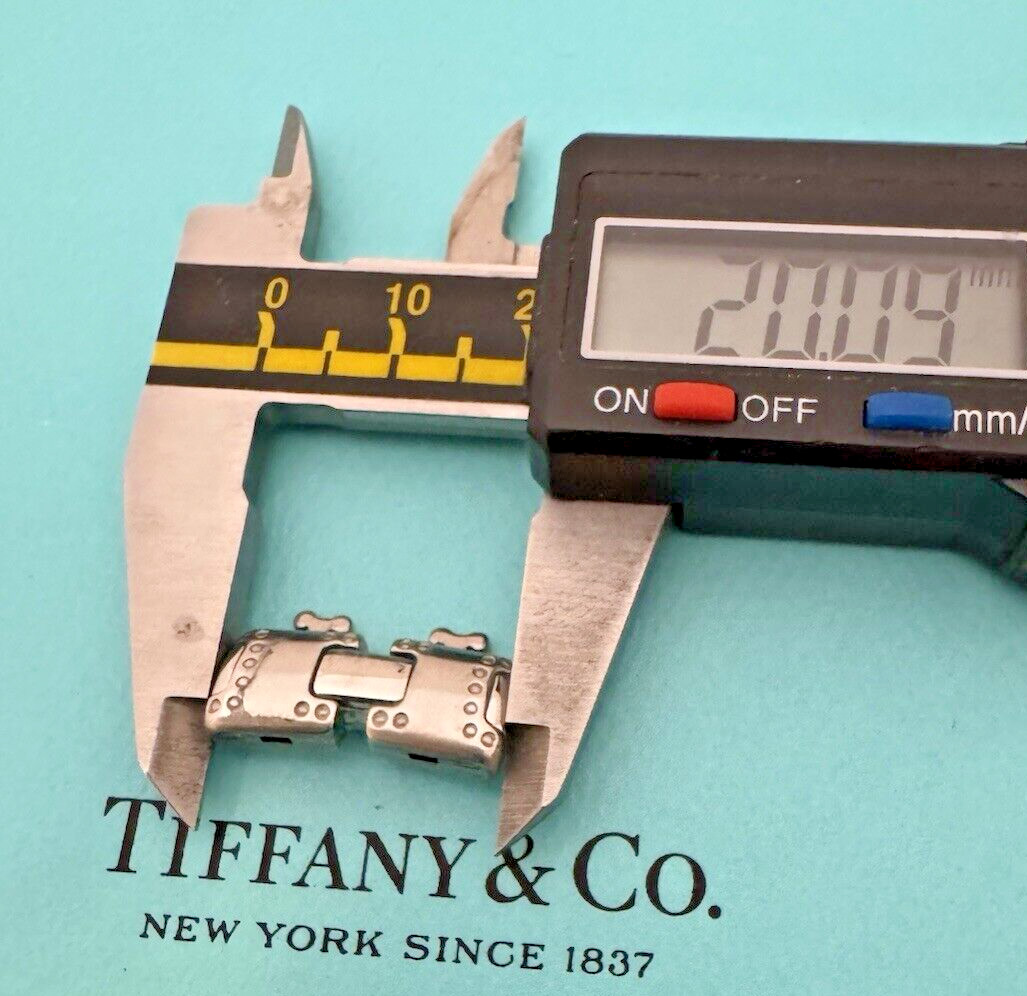 Tiffany & Co WATCH LINK STREAM AMERICA WATCH SERIES 20 MM Sterling Silver SWISS