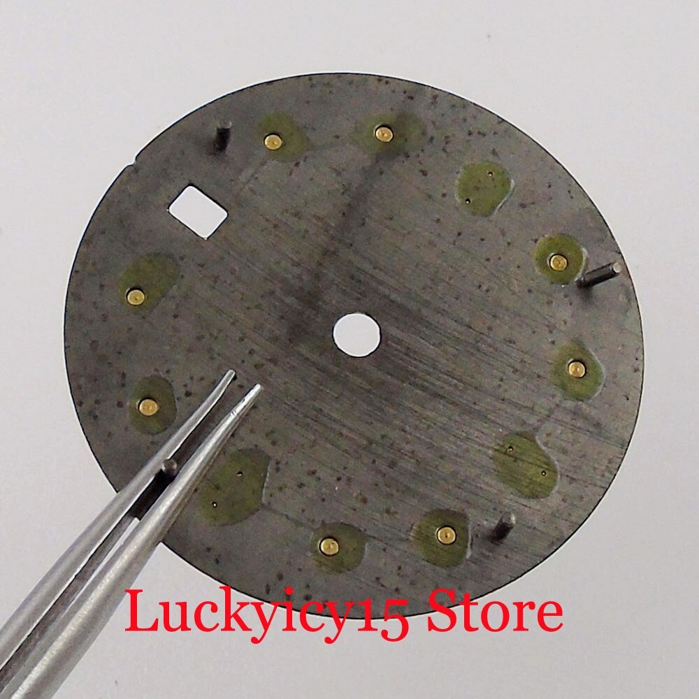 29mm Fit NH35A NH36A MIYOTA 82 ETA2824 Movement Automatic Mens Watch Black Dial