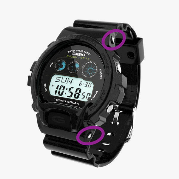 Genuine Casio G-Shock G6900 G9300 GA500 GAC100 GAC110 GB6900 GLS6900 bezel screw