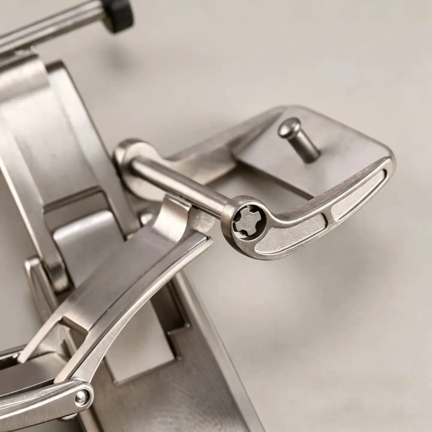 Titanium 18mm Deployment Buckle Fits Richard Mille RM 011 030 035 Rubber Strap
