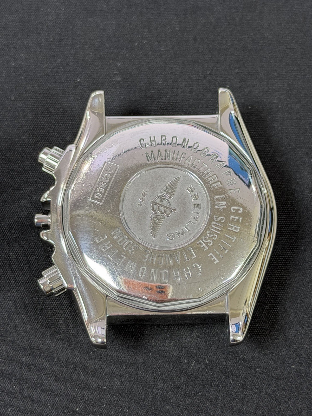 Breitling Chronomat Evolution A13356 Stainless Steel Case Crystal and Pushers