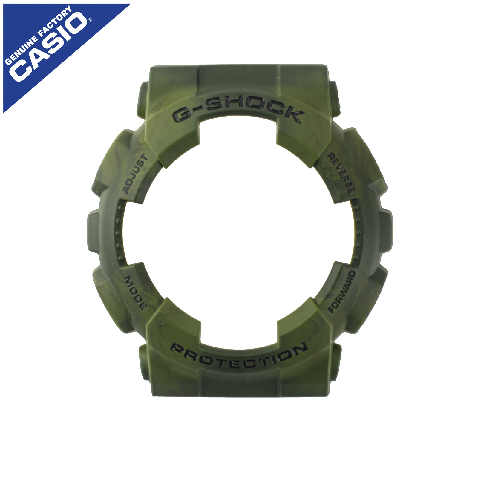 Genuine Casio Bezel for GA-100MM GA 100MM 100 110 GREEN CAMOUFLAGE 10516476