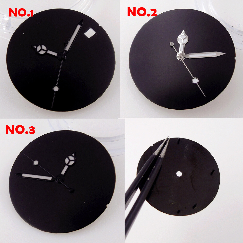 Bliger 29mm Black Sterile No Logo Watch Dial Hand For NH35 MIYOTA 8215 Movement