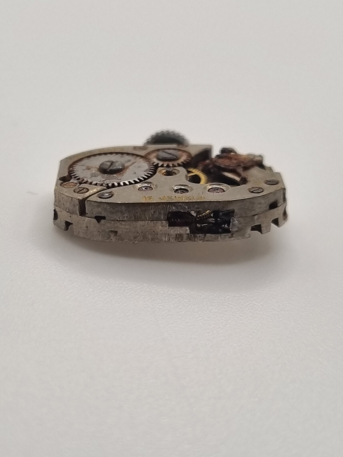 AS 475 54510 Manual Wind Watch Movement 16 Jewels Swiss Made Untested Repair