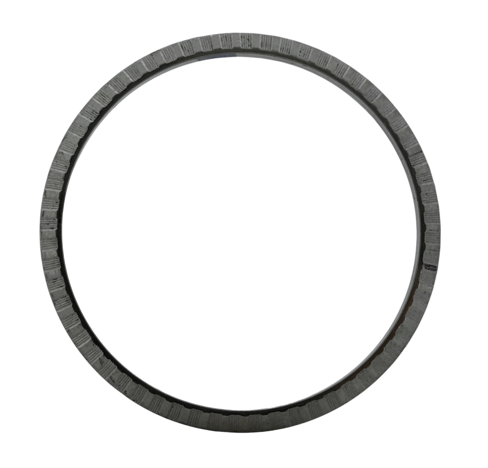 Authentic Rolex Datejust Stainless Steel Engine Turned Fork Bezel for 36mm Watch