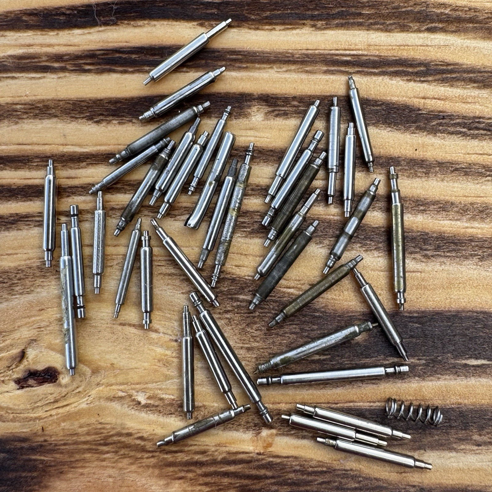 Vintage Watch Band Bracelet Lot Stainless Steel Replacement Bands Spring Bars