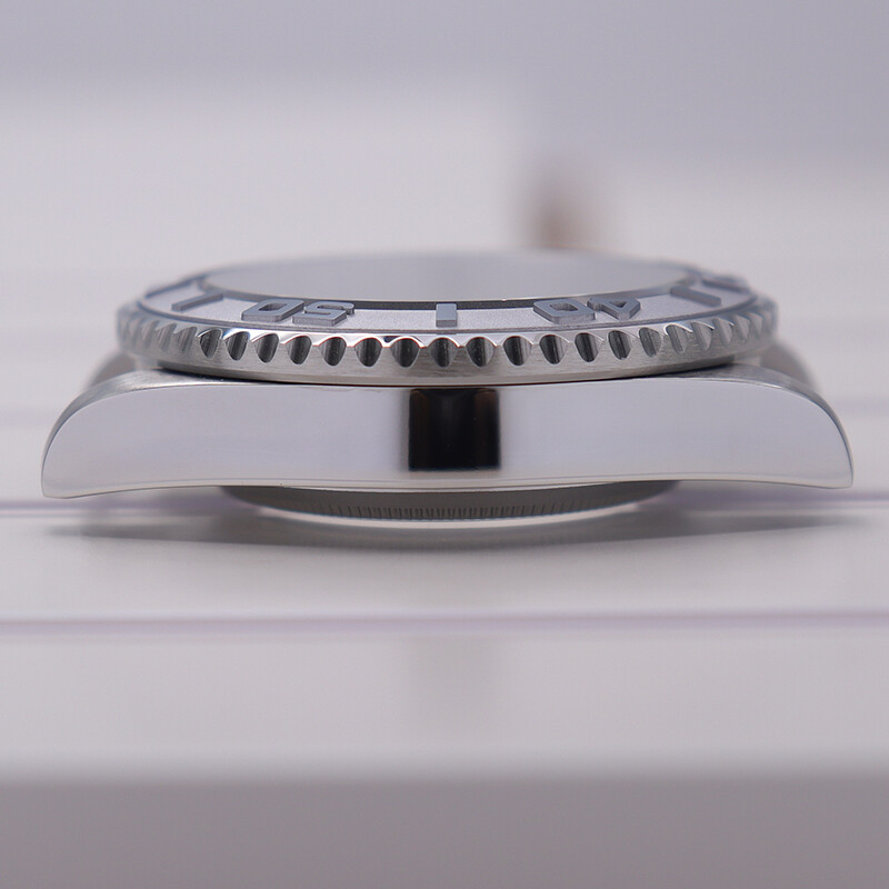 40mm Silver watch Case+Submarine Bezel For Seiko NH35 nh36 Eta2824 8215 Movement