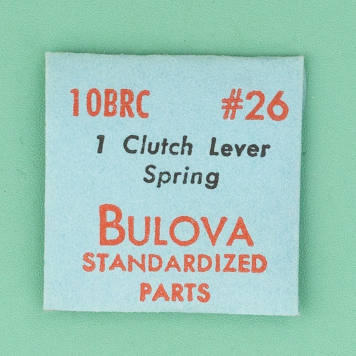 Gen Bulova Part 26 Clutch Lever Spring 10BRC 10CMC 10CSC 8BBA 9AR NOS 0079