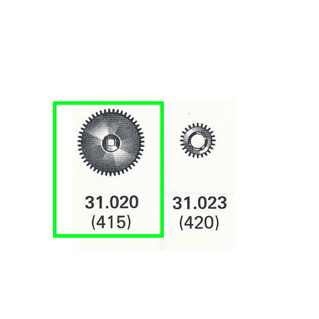 Ratchet wheel- Swiss Made-Part Number:415 -For FHF ST96/969/96-4/96 (2PCS).