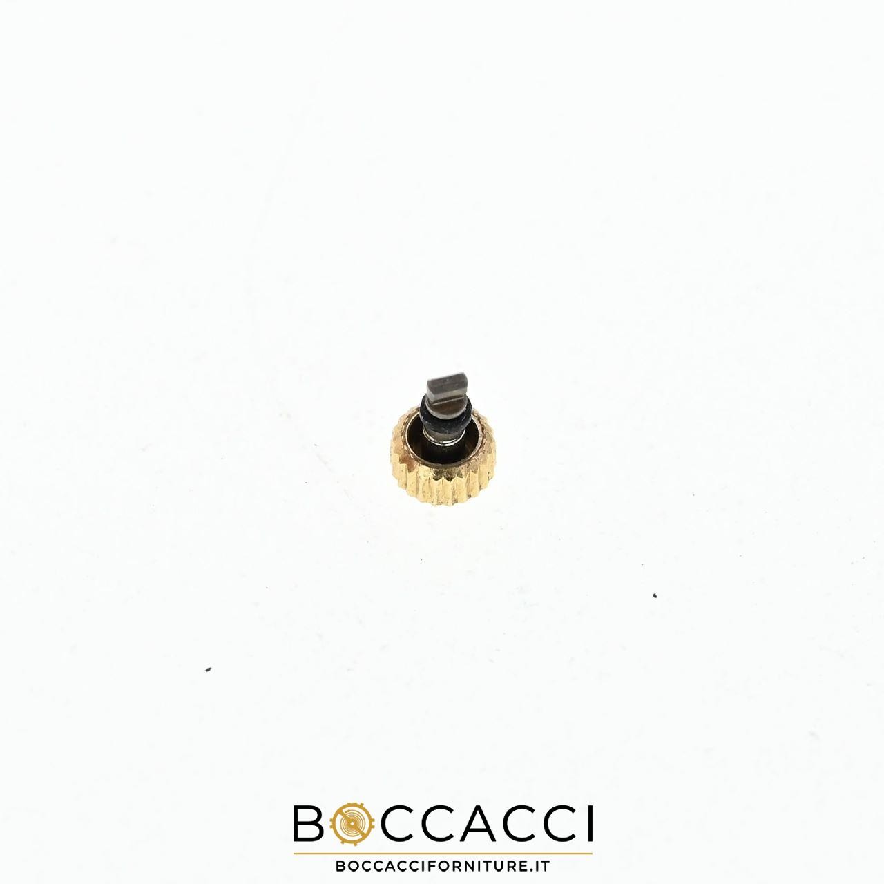 OMEGA 65051 Yellow Gold Crown Ø 2.50mm, Tube 1.60mm (EXCELLENT STATE)