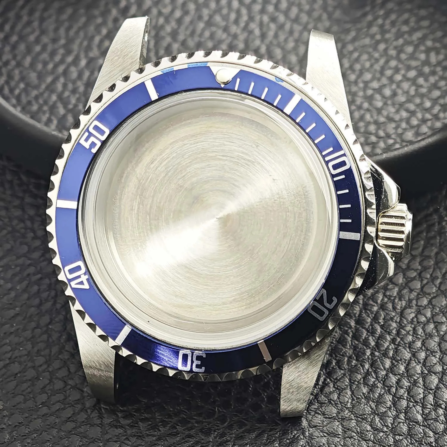 NH35 39Mm Case Vintage Retro Dome Glass Watch Case for Retro Submariner NH35 Mov