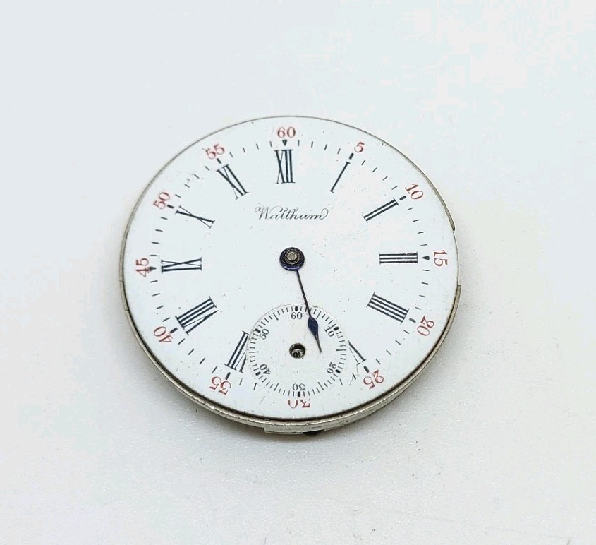 1900 Waltham Model 1891 Grade Seaside 15J 0s Pocket Watch Movement For Repair