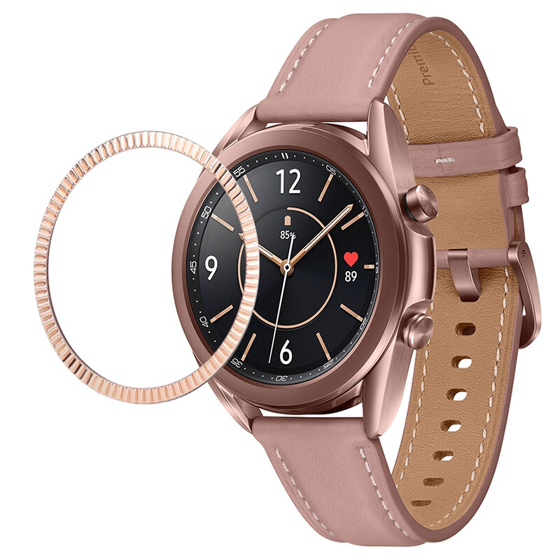 For Samsung Galaxy Watch 3 41/45mm Bezel Ring Case Metal Protection Cover