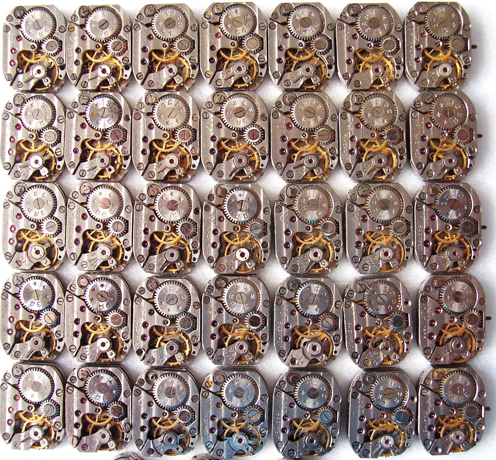Lot 56 ladies watch movements Zarja Geneve Waves Anglage 14×18 mm Steampunk Art