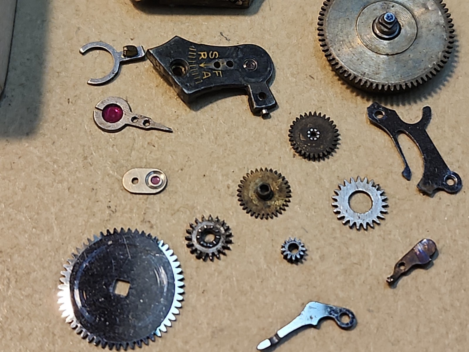 Vintage Tonneau Shape Warwick Swiss 15j 3 Adjustments Movement Parts