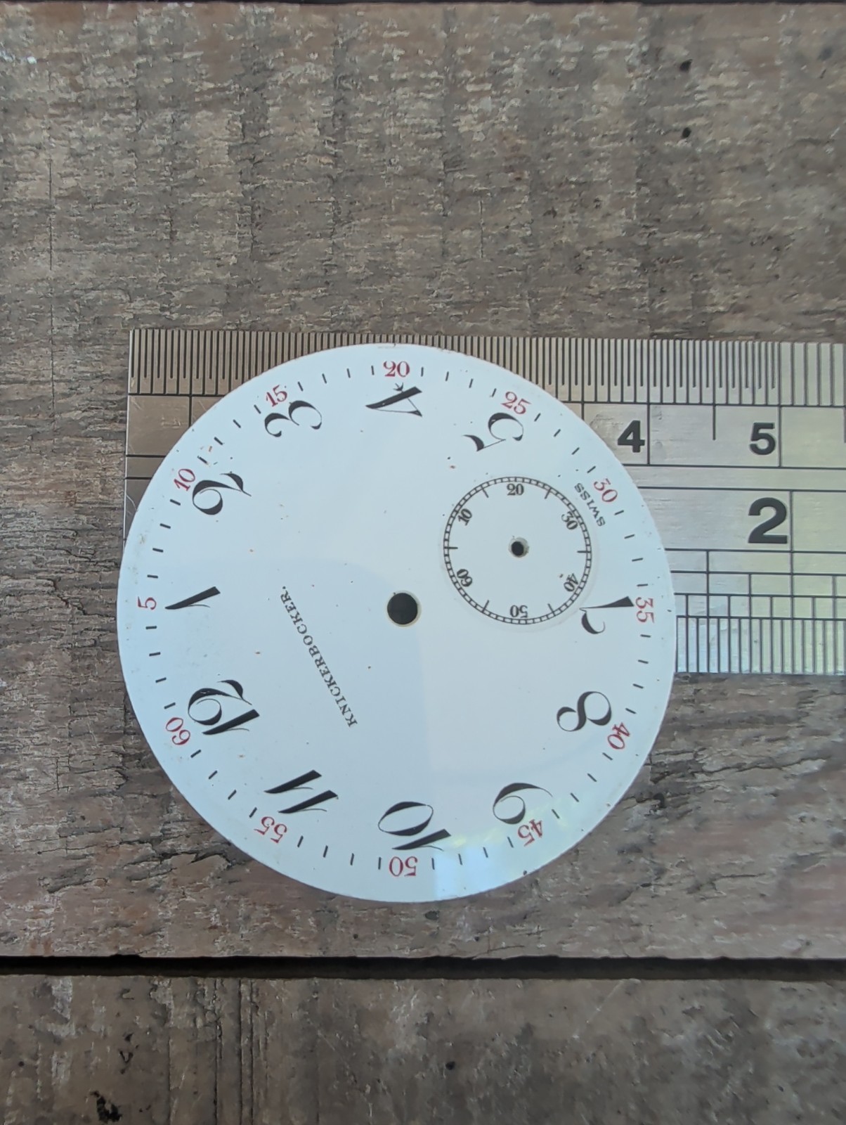 Knickerbocker NICE Pocket Watch Dial – OEM Replacement Part