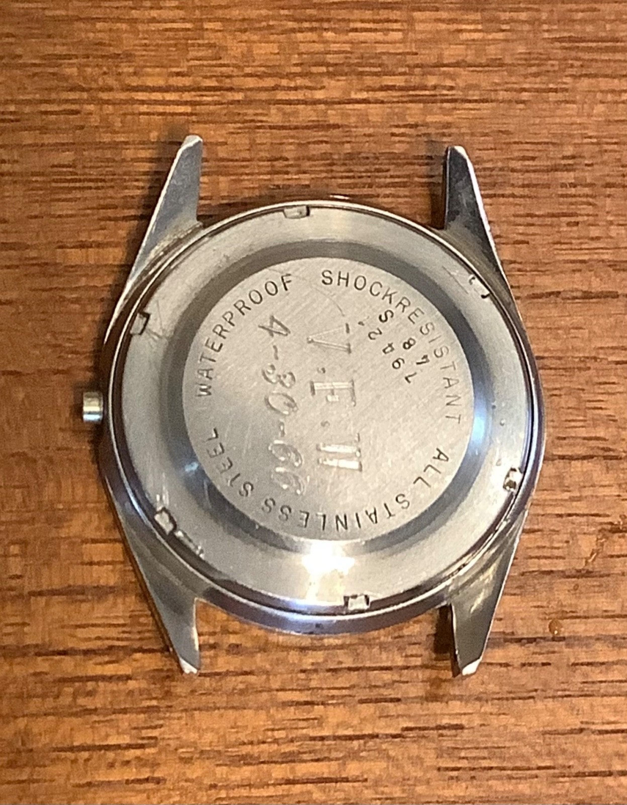 Vintage Croton Stainless Steel Screwback 33mm Case 48S 79421 – Inner Dia. 28mm