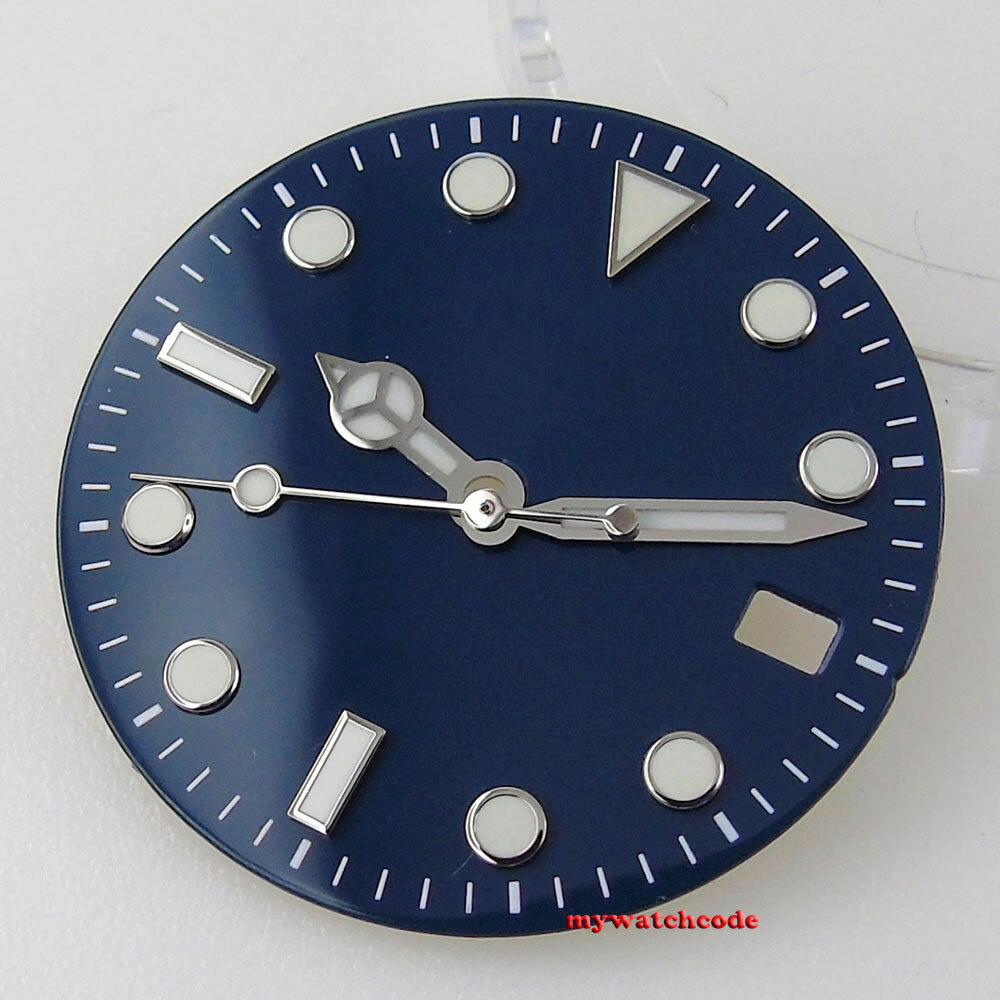 29mm Luminous orange yellow blue Watch Dial fit Japan NH35A NH36A 7S26 movement