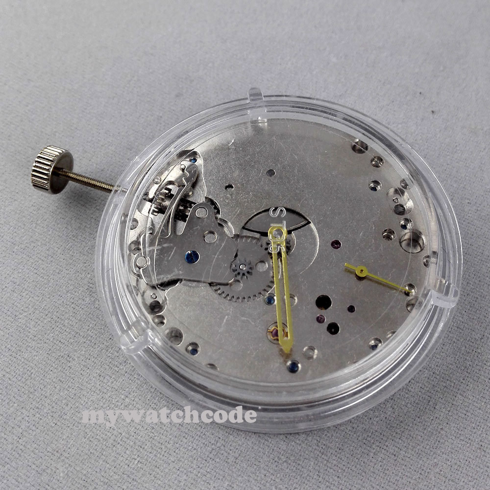 17 Jewels 6497 mechanical hand winding mens classic vintage watch movement M02