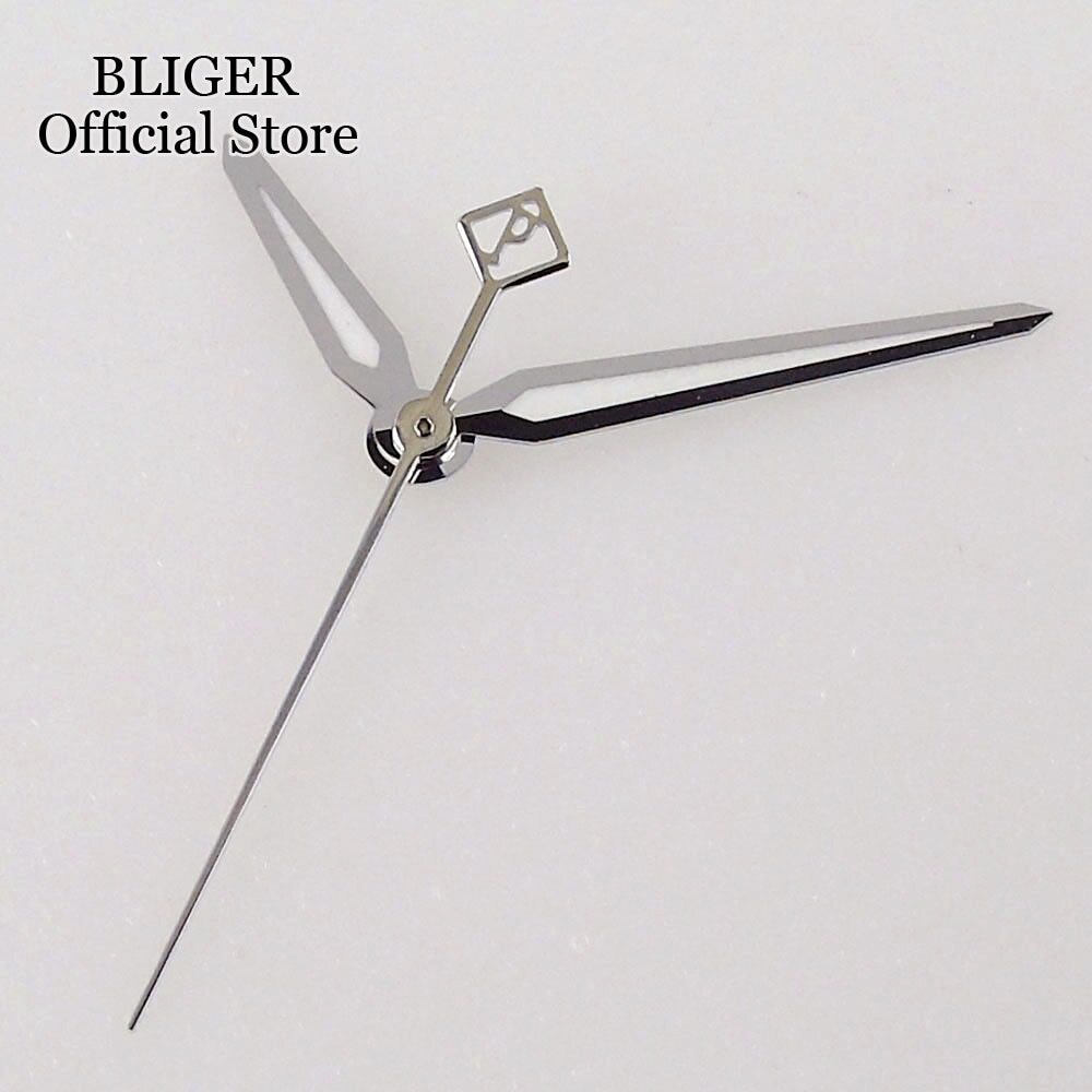 BLIGER New Luminous Silver Rose Gold Watch Hand Needles for NH35A NH36A ETA 2824