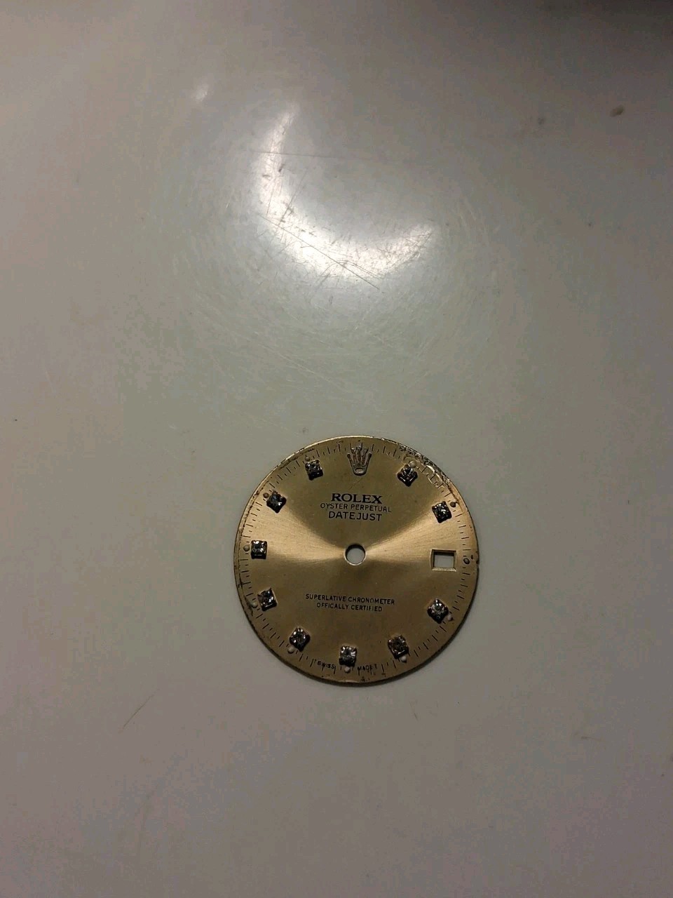 SLING’S🌙Genuine ROLEX 💰 Original Diamond (8) setting DATE JUST Face Dial 28mm